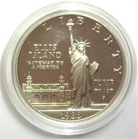 1986-S S$1 Statue Of Liberty PR DCAM