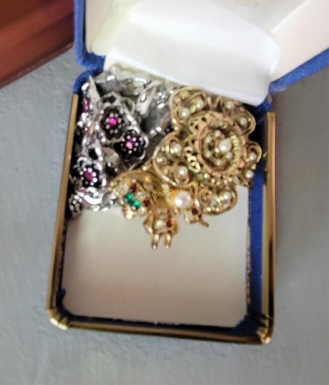 Box Of Vintage Jewelry
