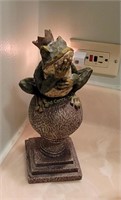 Home Interiors Frog Prince Resin Statue