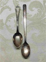 2 Vtg Northern Pacific Railway Spoons