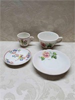 2 Vtg Cups and Saucers