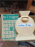 Vtg. Bingo Game