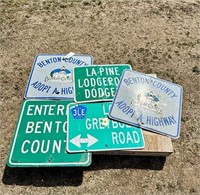 Lot of 5 Signs