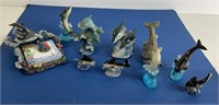 Collection of Ceramic Dolphins