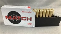 (15) Rnds Hornady Match 300 WIN MAG Ammo