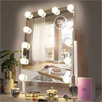 HIEEY Hollywood Vanity Mirror with 12 Dimmable Bul
