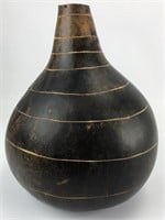 Handcarved Kenyan Gourd Vase