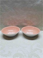 2 Illinois Central Railroad "Coral" Bowls