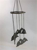 Stamped Carson Pewter Baby Bird Wind Chime