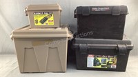 Assorted Plastic Ammo Cans