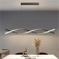 LannlKer Modern LED Pendant Lights, 39in Chandeli