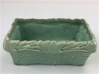 Vintage McCoy Pottery Aqua Rectangle Planter