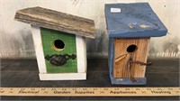 (2) Wood Bird Houses