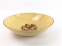 Taylor Smith & Reville Rooster Red Trim 9" Bowl