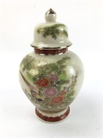 Vintage Japanese Pheasant Ginger Jar