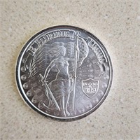1 Troy Ounce Fine Silver .999 Pure In God We Trust