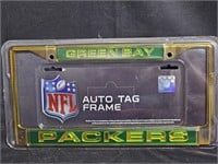 Green Bay Packers License Plate Auto Tag Frame
