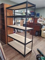 5 Tier Metal Shop Shelf Unit-72t x 48w x 18d