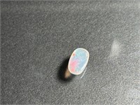 Certified 2.95 Cts Oval Cut Natural Fire Opal