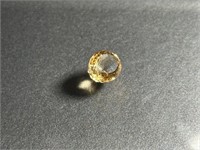 Certified 9.75 Cts Oval Cut Natural Citrine