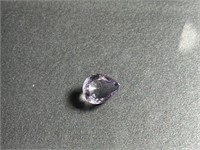 Certified 8.45 Cts Pear Cut Natural Amethyst
