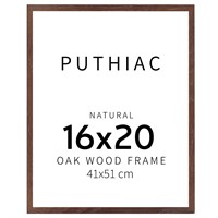 puthiac 16x20 Walnut Picture Frames for Wall - Mi