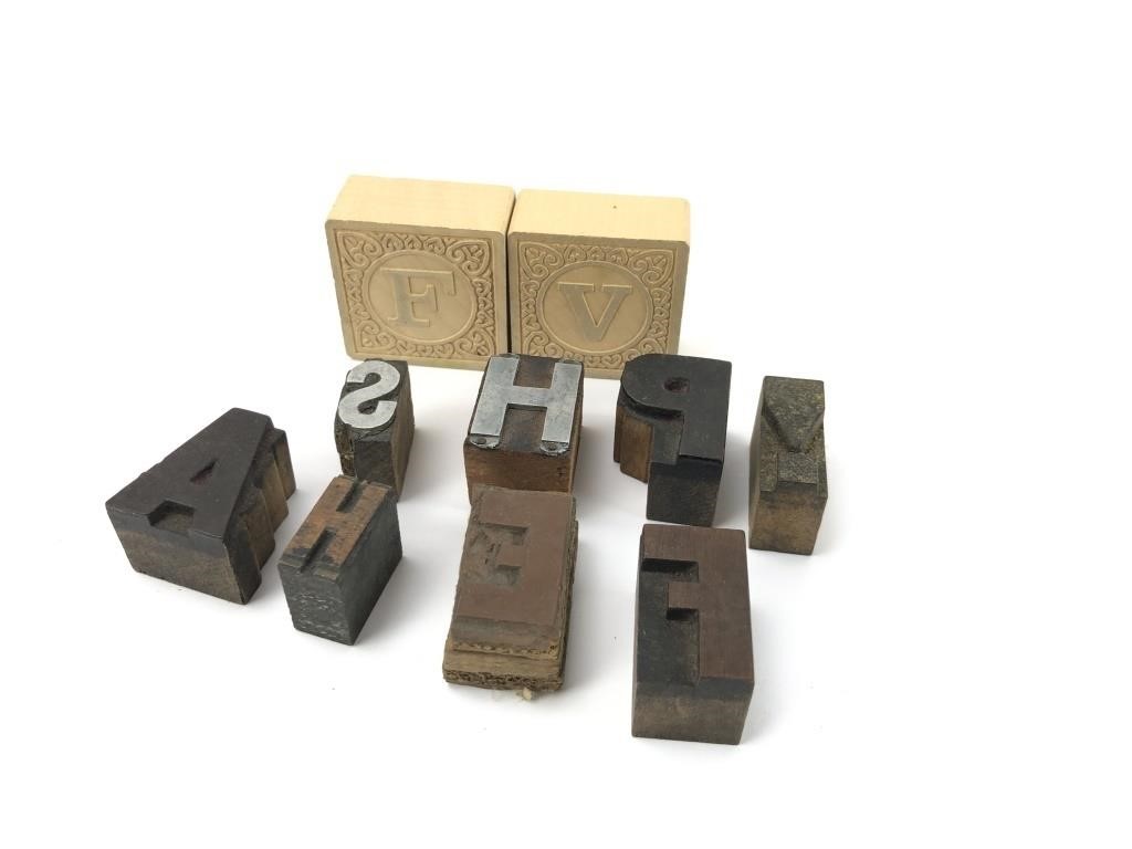 Mixed Vintage Letter Stamps