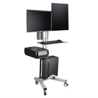 PC Mobile Cart for Dual Monitor, Yescom