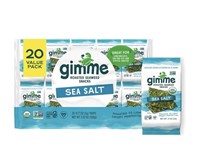 gimMe - Sea Salt - 20 Count - Organic Roasted