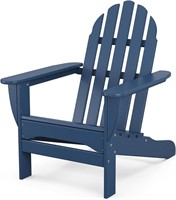 POLYWOOD Adirondack Chair, Navy AD4030NV