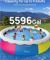EVAJOY Inflatable Top Ring Swimming Pools