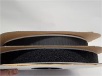 75' Velcro Strips, 1" Wide, Black