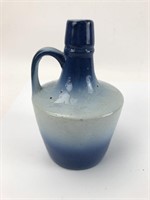 Antique stoneware handled jug.  fractured at top