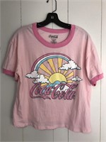 Coca-Cola XL Pink T-Shirt Crop Top