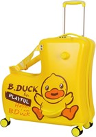 Happy Duck Kids Ride-On Suitcase  24 Inch