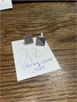 .925 sterling silver cufflinks