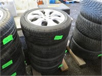 Set Of 4 Cooper Tires And Honda Rims