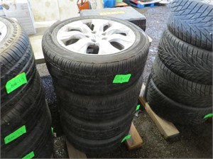 Set Of 4 Cooper Tires And Honda Rims