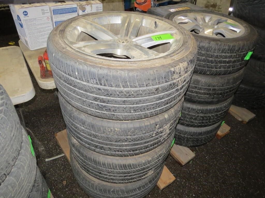 Set Of 4 Goodride Tires And Vw Rims 255 40 Zr19