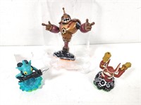 LIKE NEW Assorted Skylanders Toy Figures (x3)