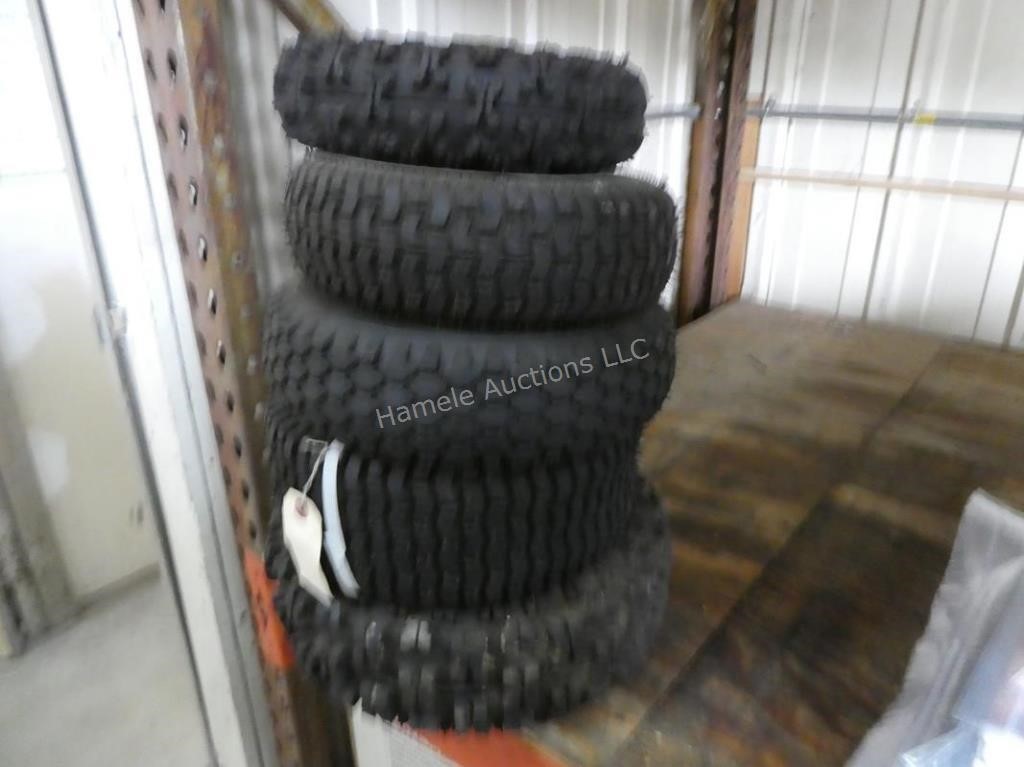 5 tires - see attached document for full inventory