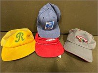 Vintage Hats: Hannaford, USPS, Exxon, etc.