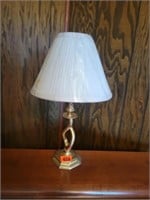 Small Brass Appear Table Lamp
