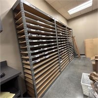 SHELVING 48" X 15" X 84" - 14 SHELVES