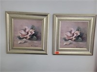 Floral Oil on Canvas Paintings