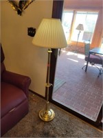 Brass Appearing Floor Lamp