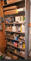 Shelving unit - aluminum, 11 shelves - 36" W x 12