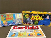 Tom & Jerry, Garfield & The Tick Board Games