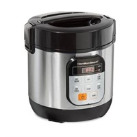 Hamilton Beach 1.5qt  Digital Rice Cooker - Silver