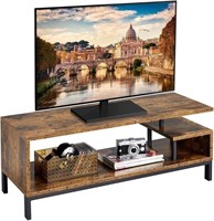 E2052  Yaheetech TV Stand 42 x 16 - Rustic Brown